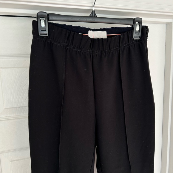 Anthropologie Women’s Black Stretch Pants/Trousers Ankle Zip Size Small - Picture 4 of 7